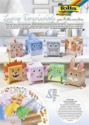 Creative gift box set, animals, FOLIA, 8 different designs