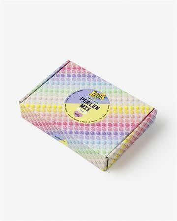 Korálky "Pastel Jumbo", 7 pastelových barev, akryl, 500 g, FOLIA 32531