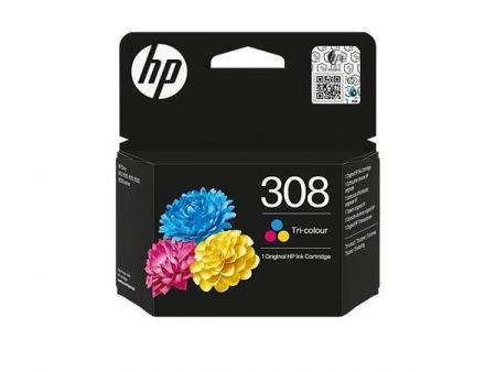 7FP20UE Inkoustová cartridge HP 308, do tiskárny Deskjet 2900, Envy 6110e, barevná, 120 st