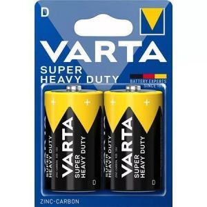 Baterie "Super Heavy Duty", Typ D - R20, 2 ks, VARTA 2020101412
