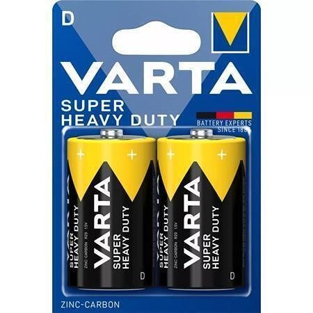 Baterie "Super Heavy Duty", Typ D - R20, 2 ks, VARTA 2020101412