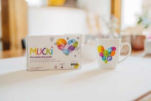 Prstové barvy na porcelán "MUCKI", sada, 6 x 50 ml, fix, KREUL