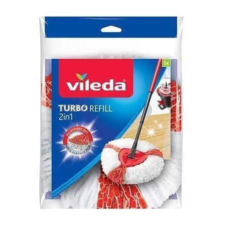 Náhradní mop "Turbo 2v1", rotační, 2v1, 2 ks, VILEDA F22274