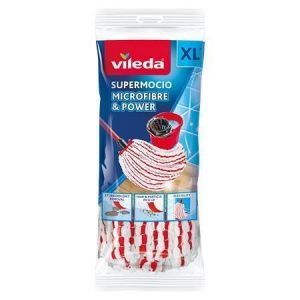 Náhradní mop "Supermocio Microfiber&Power", mikrovlákno, XL, 1 ks, VILEDA F20386