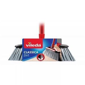 Smeták "Classica 2v1", červená, vnitřní, VILEDA F25353