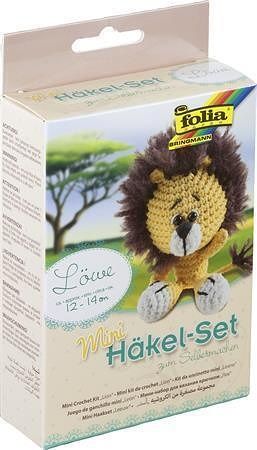 Sada na háčkování, lev, mini, FOLIA 23901