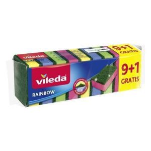 Houba na nádobí "Rainbow", 9+1 ks, VILEDA F2529A