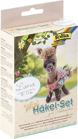Sada na háčkování, lama, mini, FOLIA 23913