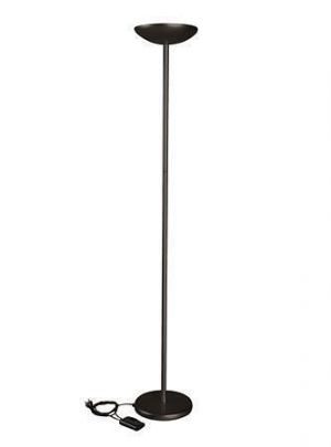 Stojací lampa "Sky", černá, halogenová, nastavitelná, kancelářská, MAUL