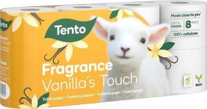 Toaletní papír "Vanilla`s Touch", 8 rolí, 3-vrstvý, TENTO 233410