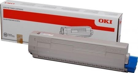 Toner pro "C822" tiskárnu, OKI Černá, 7 tis.stran