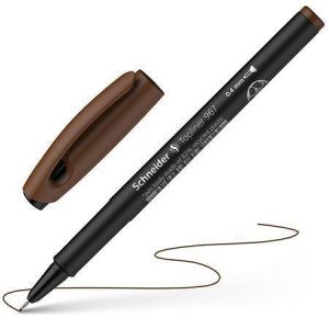 Liner "Topliner 967", hnědá, 0,4mm, SCHNEIDER