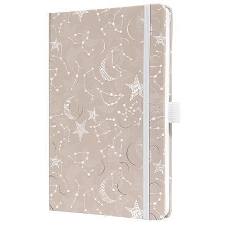 Diář "Jolie", Cosmic Fantasy Beige, A5, týdenní, 2027, tvrdé desky, SIGEL 7J349
