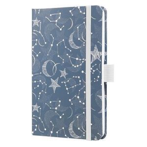 Diář "Jolie", Cosmic Fantasy Blue, A6, týdenní, 2027, tvrdé desky, SIGEL 7J348