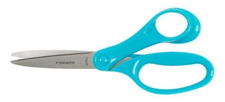 Nůžky, tyrkysová, školní, 18 cm, FISKARS 1067855