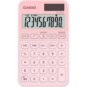 Kalkulačka kapesní "SL 310", růžová, 10místný displej, CASIO SL 310 YC LP