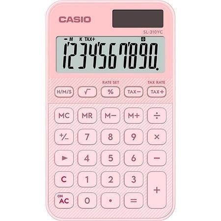 Kalkulačka kapesní "SL 310", růžová, 10místný displej, CASIO SL 310 YC LP