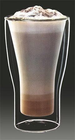 Sklenička Latte macchiato "Thermo", 34 cl, dvoustěnná - 2 kusy