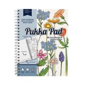 Spirálový sešit "Jotta Notebook", B5, linkovaný, 100 listů, listy k vybarvení, PUKKA PAD 2