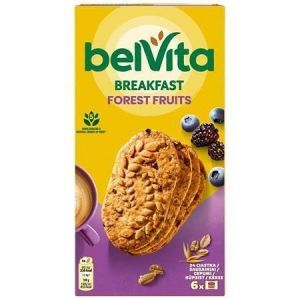 Sušenky "BREAKFAST", lesní ovoce, 6x 50 g, BELVITA 326123