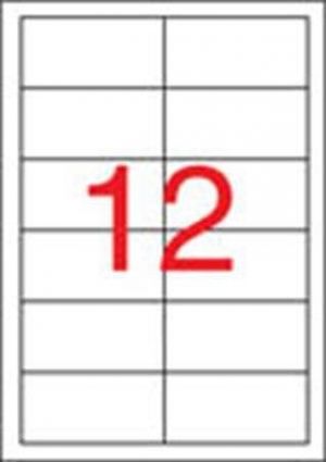Etiketa, ILC, 97x42,4 mm, dvouřadé, 300 ks/bal., APLI - 25 listů