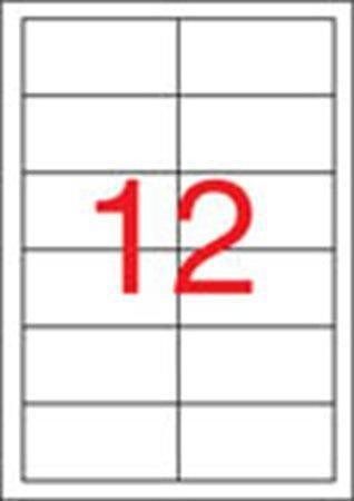 Etiketa, ILC, 97x42,4 mm, dvouřadé, 300 ks/bal., APLI - 25 listů