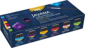 Sada barev na světlý a tmavý textil 6 x 20 ml - "Living", JAVANA, KREUL
