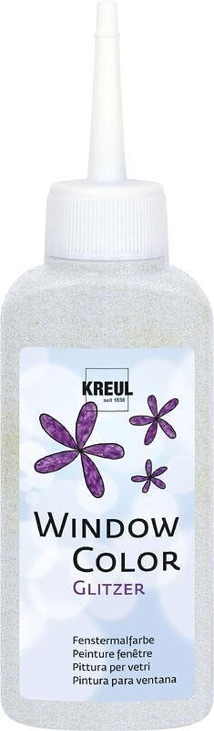 Barva na sklo Window Color, Glitter-Silver, 80ml, KREUL
