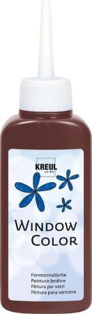 Barva na sklo Window Color, Dark Brown, 80ml, KREUL