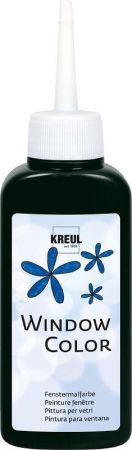 Barva na sklo Window Color, Black, 80ml, KREUL