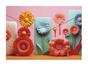 Spisové desky s drukem "Modern Flowers", A5, PP, 180 micron, PANTA PLAST 0410-0069-61