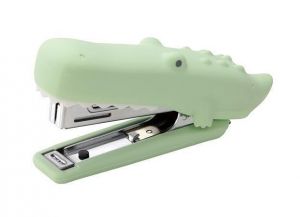 Sešívačka "HD-10NX", krokodýl, No.10-1M, 20 listů, silikon/kov, MAX HD90609