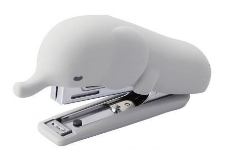 Sešívačka "HD-10NX", slon, No.10-1M, 20 listů, silikon/kov, MAX HD91742