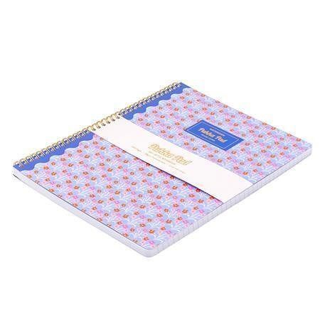 Spirálový sešit "Floral Jotta Notebook", mix barev, A4+, linkovaný, 100 listů, PUKKA 2143-