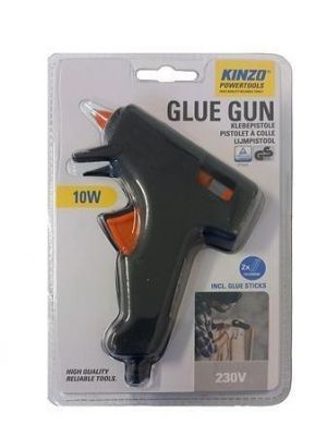 Lepicí pistole, 10 W, 7 mm, se 2 lepicími tyčinkami, KINZO AAF258
