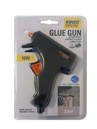 Lepicí pistole, 10 W, 7 mm, se 2 lepicími tyčinkami, KINZO AAF258