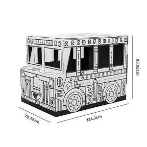 Malovací domeček, autobus, velikost XXL, FELLOWES 100130976