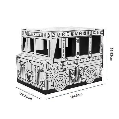 Malovací domeček, autobus, velikost XXL, FELLOWES 100130976