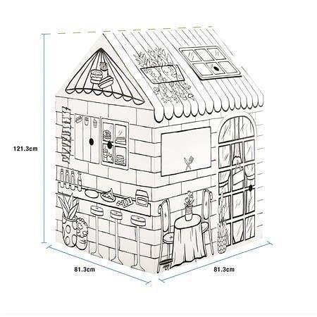 Malovací domeček, cukrárna a kavárna, velikost XL, FELLOWES 100053827
