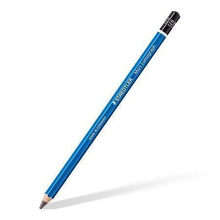 Grafitová tužka "Mars Lumograph 100", 12B, šestihranná, umělecká, STAEDTLER 100-12B