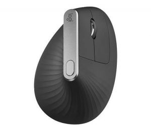 Myš "MX Vertical", grafitově šedá, bezdrátová, vertikální, LOGITECH 910-005448