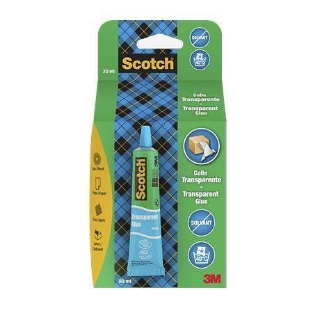 Univerzální lepidlo, transparentní, pro domácnost, 30 ml, 3M SCOTCH 7100290593