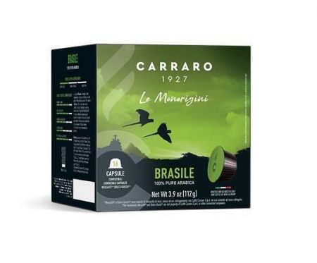 Kávové kapsle "Brasile", kompatibilní s Dolce Gusto, 16 ks, CARRARO CAR110