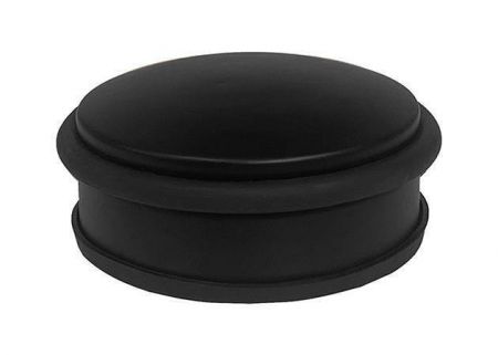 Dveřní zarážka, černá, ocel / elastomer, ALBA DOORSTOP BK