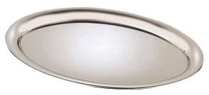 Tác, oválný, matná nerezová ocel, 29 x 22,5 cm, 1605SIK033