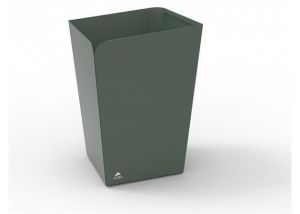 Odpadkový koš, zelená, kov, 18 l, ALBA ODCORB V