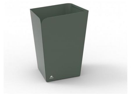 Odpadkový koš, zelená, kov, 18 l, ALBA ODCORB V