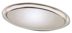 Tác, oválný, matná nerezová ocel, 19 x 14 cm, 1605SIK032
