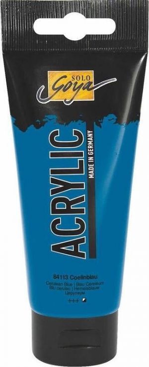 Akrylová barva "SOLO GOYA", Cerulean Blue, 100 ml v tubě, KREUL