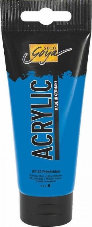 Akrylová barva "SOLO GOYA", Primary Blue, 100 ml v tubě, KREUL